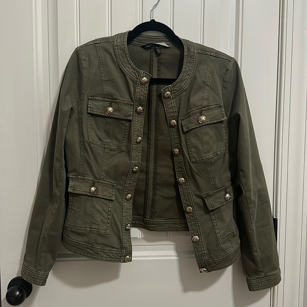WHBM army green jacket